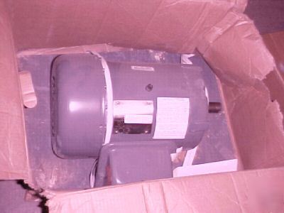 New a.o. smith century ac motor 5.0 hp 3 phase 