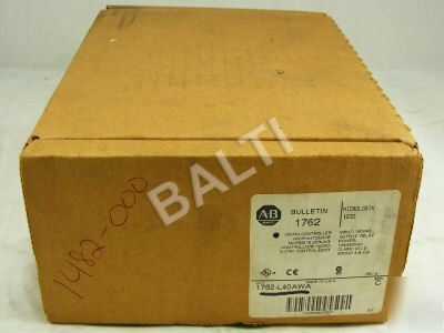 New * * allen bradley ab 1762-L40AWA /c micrologix 1200