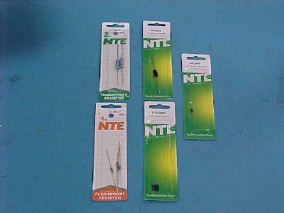 One lot of nte resistor,transistor,diode