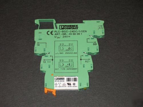 Phoenix contact din rail relay plc-bsc-24DC/21 2961105