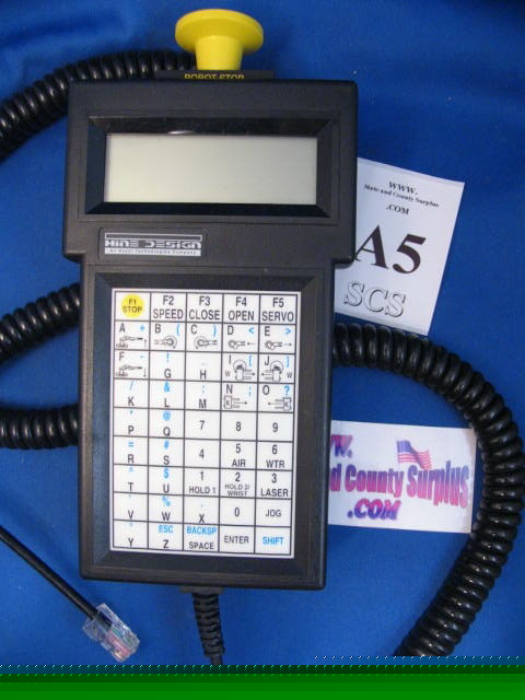 Robot teach pendant control hine design 8045R2-1 A5