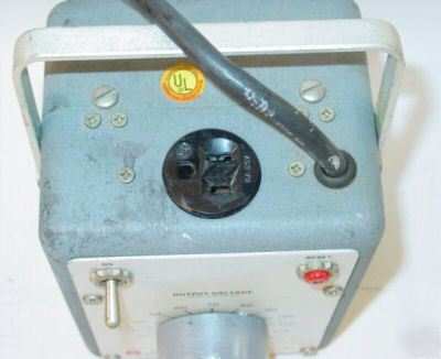 General radio W5MT3 variac autotransformer 0-140V 5A