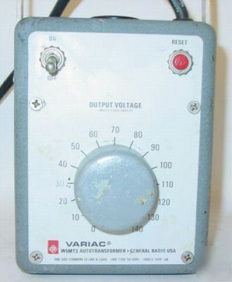 General radio W5MT3 variac autotransformer 0-140V 5A