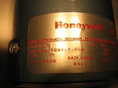 Honeywell 90VDC motor 1-1/2 hp wind generator 90 volt
