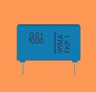 Lot (80) 0.01 ufd 1000 v molded mylar film capacitors