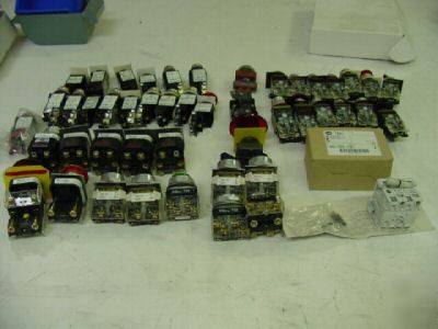 Lot of mixed allen-bradley items, 40+ pieces c list <