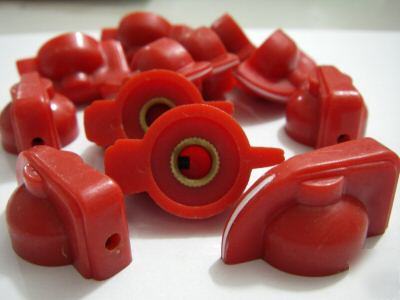 12PCS for amplifier,bass red chicken head knobs knob,r