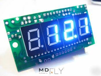 Blue 0-200V dc digital volt voltage meter module digits