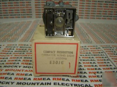 Cutler hammer compact pushbutton operator E30JG 