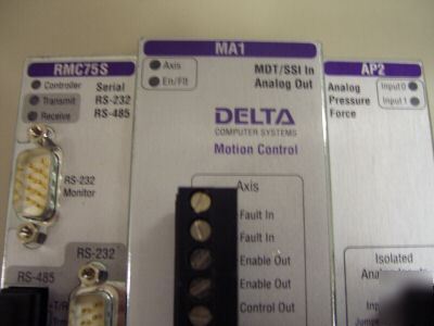 Delta RMC75S 1 axis controller w/ MA1 & AP2 modules
