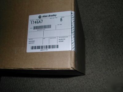 Factory sealed allen bradley 1746-A7/b chassis