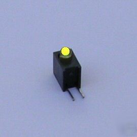 Led 3MM yellowdiffused+integral resistor 5V..lot of 10.