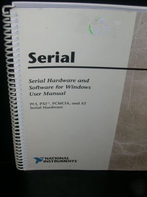 National instruments serial hardware and software for