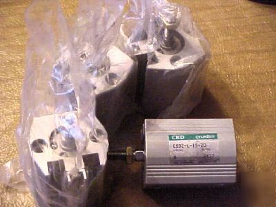 New 4- in box ckd compact cylinders CSD2-l-15-20 #G2