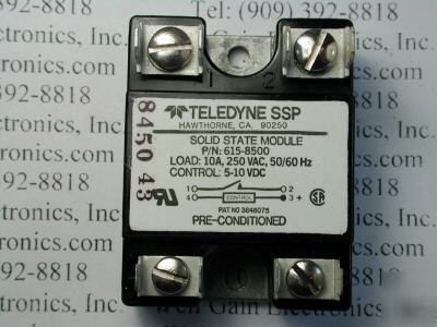New teledyne ssp 615-8500 ssr relay 10A 250VAC 