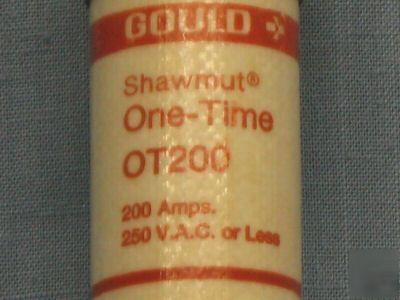 Shawmut 200 a fuse 250 v OT200