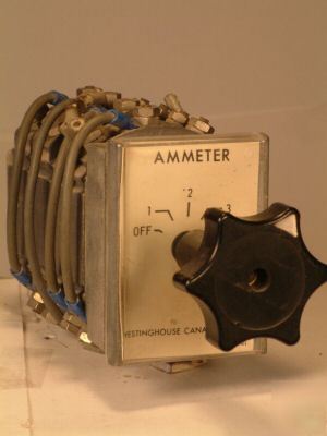 Westinghouse ammeter selction switch type w-2