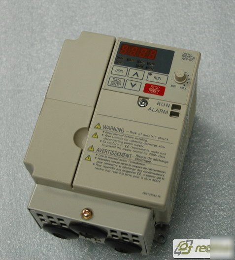 Yaskawa vfd 315/V7 3/4HP 460V ac drive cimr-V7AM40P41