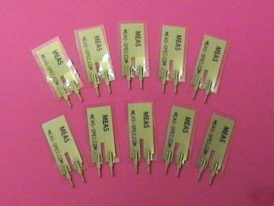 10 pcs fluoropolymer pvdf piezo film tabs / transducers