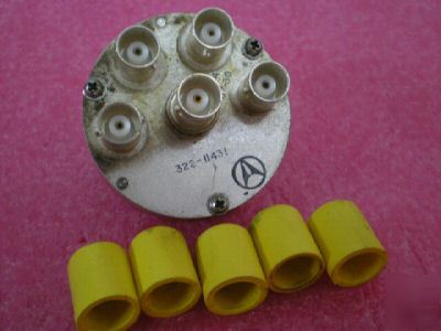 Bnc 4-way switch selector router + 5 plugs