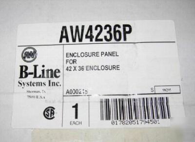 Cooper b-line nema panel for enclosure 42 x 36