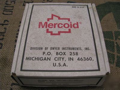Da-31-2-3A dwyer mercoid bourdon tube pressure switch 