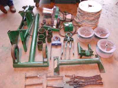 Greenlee 6500 lb. super tugger complete puller package