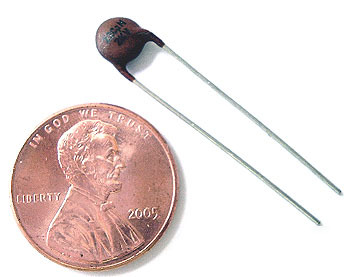 High voltage ceramic disc capacitor ~ 220PF 2000V (25)