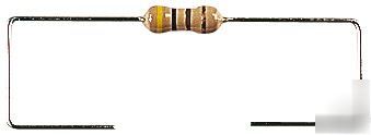 New : 10 x carbon film resistors 1/4 watt 4R7 - only 19P
