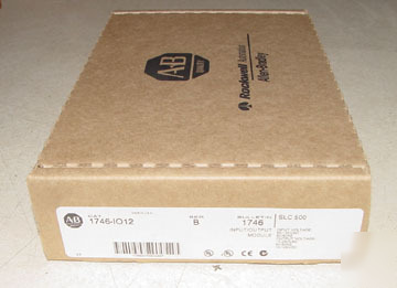 New allen bradley SLC500 i/o module 1746-IO12 w/ seal