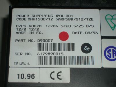 New omega 1500 countant lambda power supply
