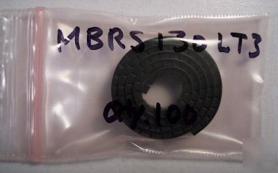 New on semi 1A/30V schottky rectifier MBRS130LT3, ,100PCS
