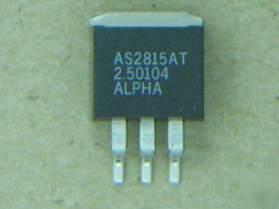 New sipex/alpha 2.5V/1.5A regulator AS2815AT-2.5, ,qty.10