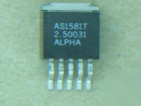 New sipex/alpha 2.5V/5A regulator AS1581T-2.5, , qty.10