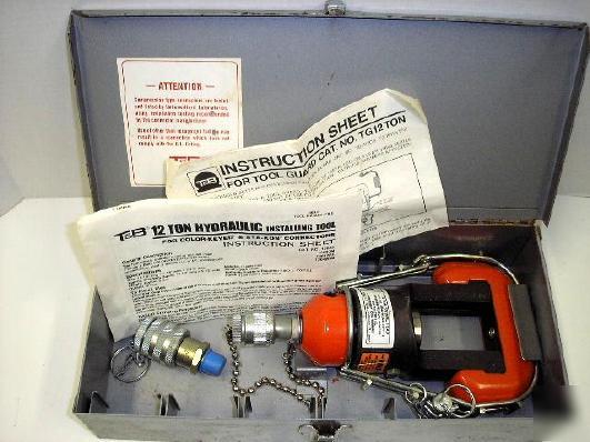Thomas & betts t&b sta-kon d - m milspec hydr crimper