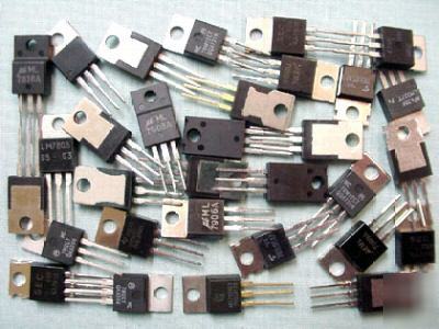 Voltage regulator kit, to-220, 1 amp, wide selection