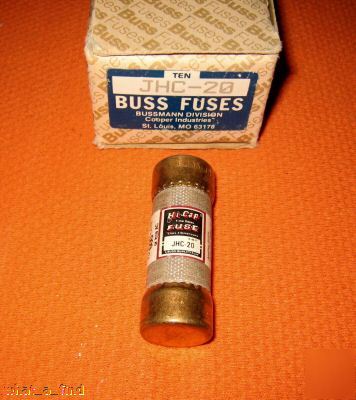 New buss jhc-20 fuse JHC20 class j hi-cap bussmann 