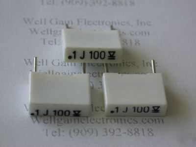 20X mallory 160104J100 0.1UF 100V +/-5% mp capacitor