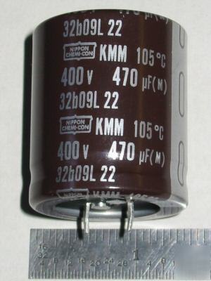 470UF 400V 105C al electrolytic cap KMM400VN471M35X40T2