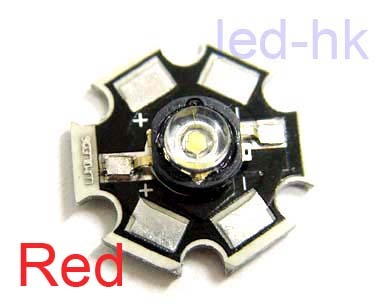 5X high power led lamp light 3 watt red diy