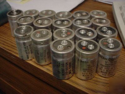 6000 uf 10 volt capacitors ( qty 19 ea )
