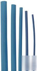 80' 2:1 blue heat shrink tubing - 8 sizes 