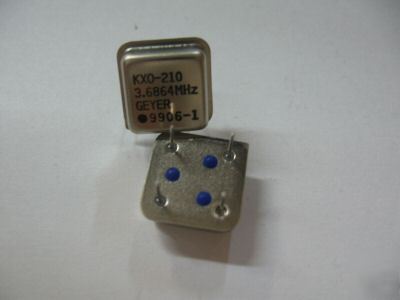 86PCS p/n KXO21036864MHZ ; crystal 3.6864MHZ , geyer