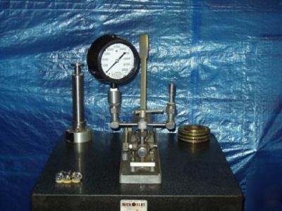 Ametek tq-110 1970 dead weight pressure tester