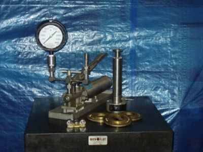 Ametek tq-110 1970 dead weight pressure tester