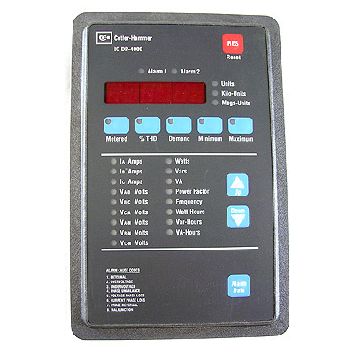 Cutler hammer iqdp-4000 metering/monitoring device led