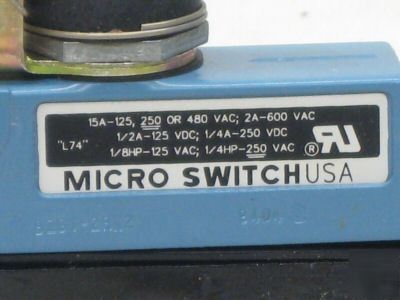 Honeywell snap action basic switch BZG1-2RN2 23F4310