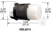 Hubbell twist-lock 30A120/208V 3Ã¸y receptacle HBL2813.