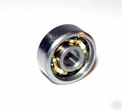 New (10) 624 open ball bearings, 4X13, 4 x 13 x 5 mm, 