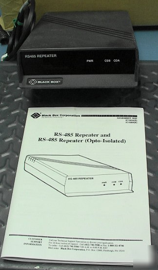 New black box ic-5011-p rs-485 repeater opto-isolated 